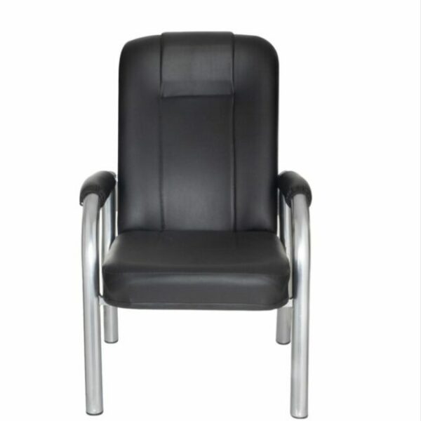 صندلی اداری مدل سناتور با پایه ی ثابت و ضد لغزش و دارای روکش چرم مصنوعی به همراه دسته های چرمی صرفا جهت مراکزها مورد استفاده قرار میگیرد
