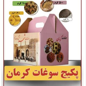 پکیج کادویی ممتاز سوغات کرمان بیجاری