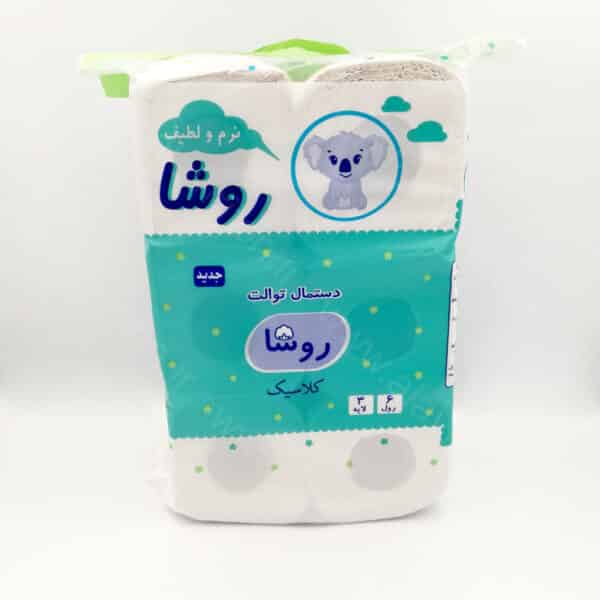 دستمال کاغذی شش قلو روشا