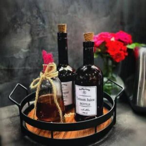 سینی گرد فلزی آیدا