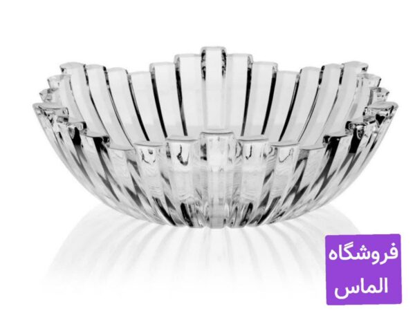 کاسه نیم گود برلین بدون پایه بلور اصفهان