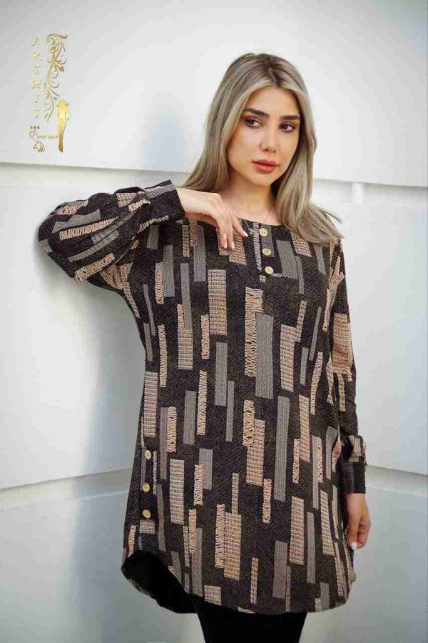 خرید عمده تونیک زنانه الیزه کد 3787