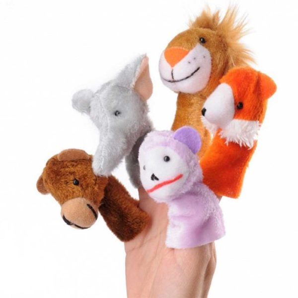 عروسک انگشتی حیوانات جعبه ای