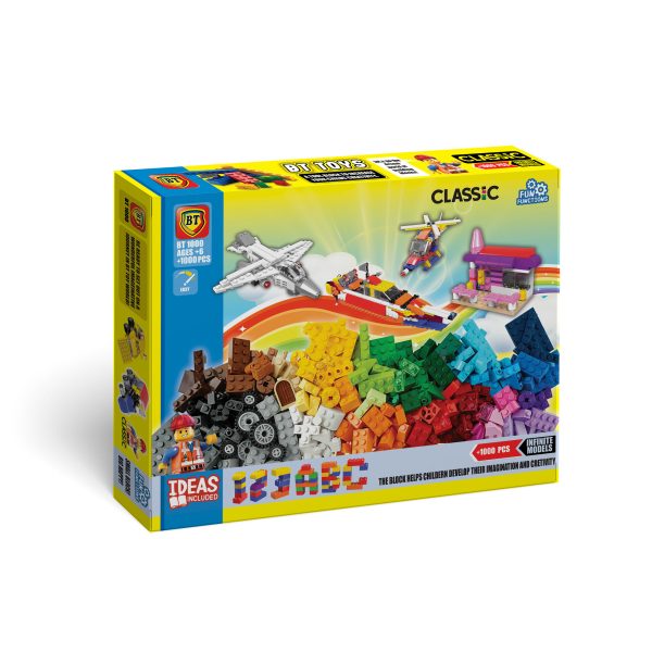 خرید عمده لگو کلاسیک 1000 قطعه بی تی