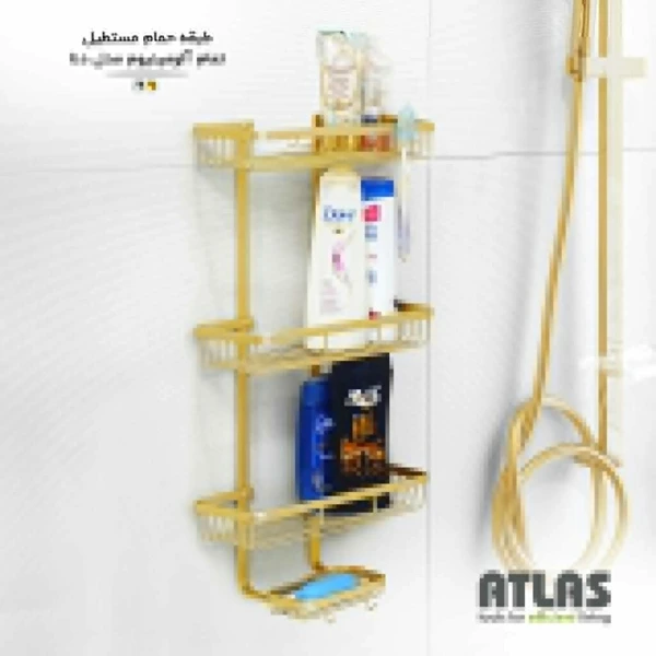 طبقه حمام مستطیل تمام آلمینیوم مدل دنا 3طبقه